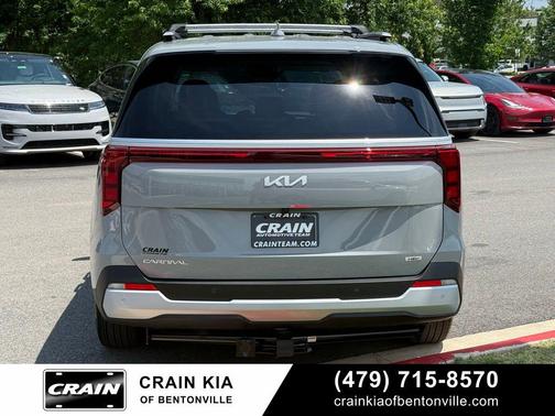 Ceramic Silver 2026 Kia Carnival Hybrid EX