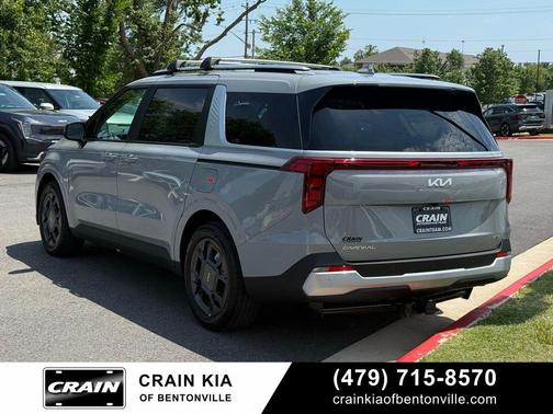 Ceramic Silver 2026 Kia Carnival Hybrid EX