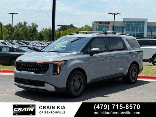 Ceramic Silver 2026 Kia Carnival Hybrid EX