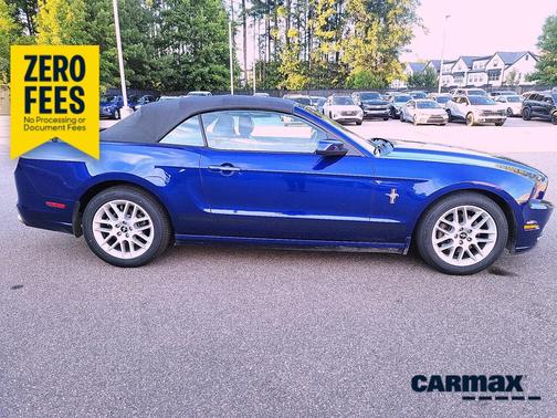 Blue 2014 Ford Mustang Premium