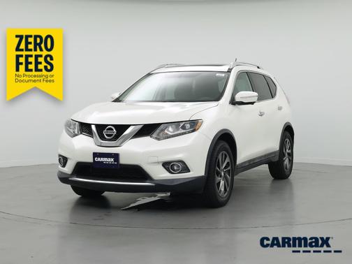 White 2015 Nissan Rogue SL