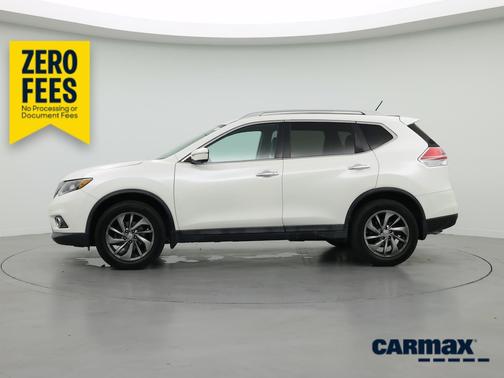 White 2015 Nissan Rogue SL