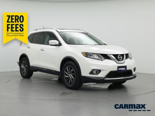 White 2015 Nissan Rogue SL
