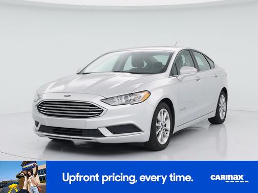 Silver 2017 Ford Fusion Hybrid SE
