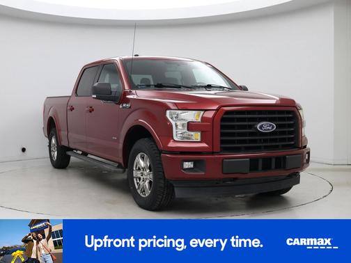 Red 2017 Ford F-150 XLT