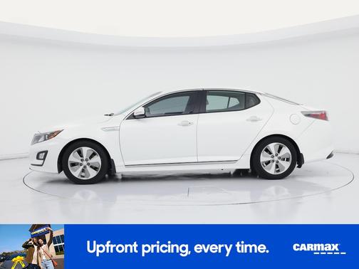 White 2015 Kia Optima Hybrid EX