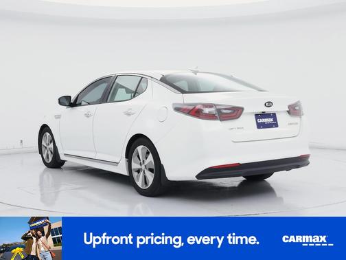 White 2015 Kia Optima Hybrid EX