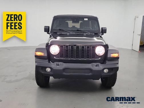 Black 2024 Jeep Wrangler Sport S