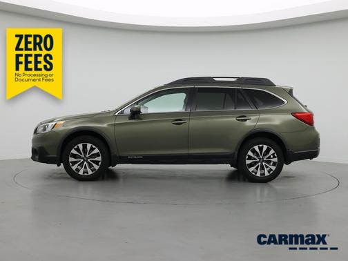 Green 2015 Subaru Outback Limited