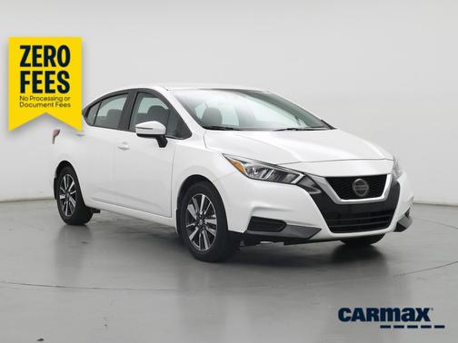 White 2021 Nissan Versa SV