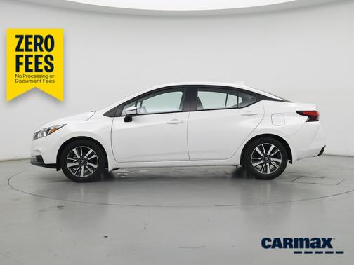 White 2021 Nissan Versa SV