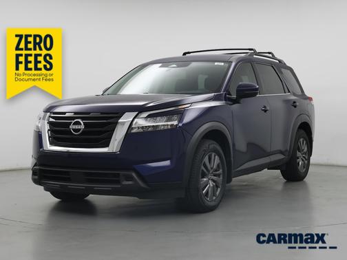 Blue 2022 Nissan Pathfinder SV