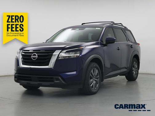 Blue 2022 Nissan Pathfinder SV