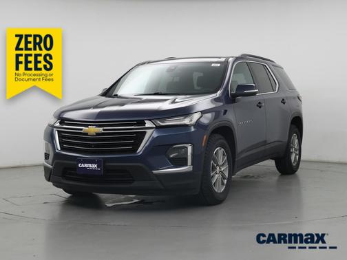 Blue 2023 Chevrolet Traverse LT Leather