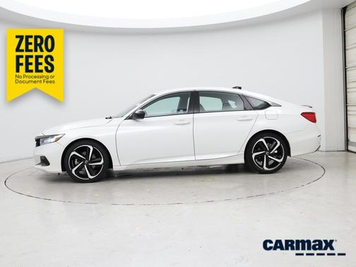 White 2022 Honda Accord Sport