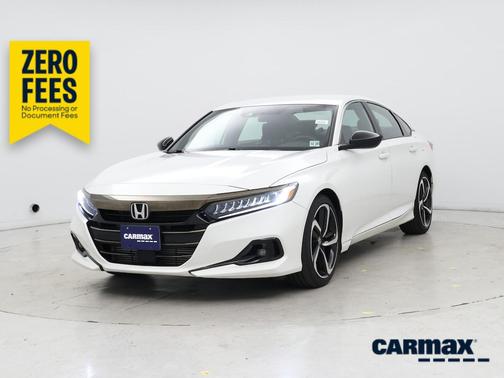 White 2022 Honda Accord Sport