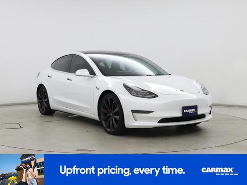 White 2020 Tesla Model 3 Performance