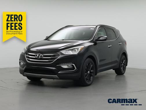 Blue 2017 Hyundai Santa Fe Sport 2.0T