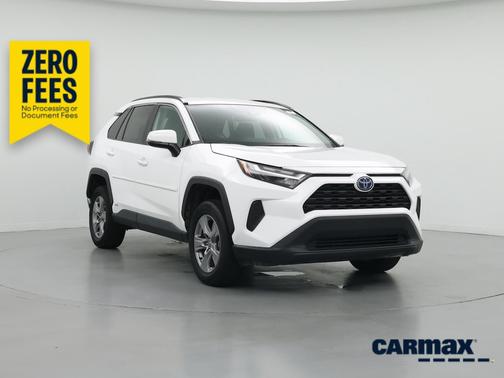 White 2024 Toyota RAV4 Hybrid LE