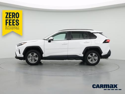 White 2024 Toyota RAV4 Hybrid LE