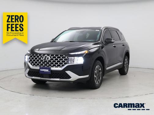 Black 2023 Hyundai SANTA FE HEV Blue