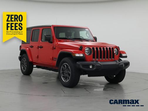 Red 2021 Jeep Wrangler Unlimited 80th Anniversary