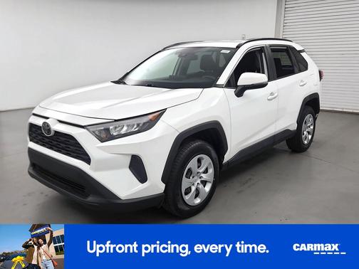 White 2019 Toyota RAV4 LE