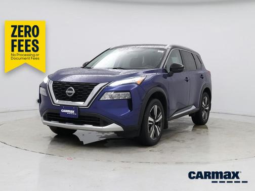 Blue 2023 Nissan Rogue Platinum