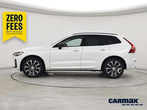 White 2023 Volvo XC60 B5 Plus Dark Theme