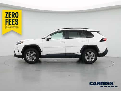 White 2024 Toyota RAV4 Hybrid LE