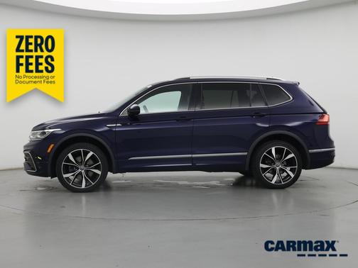 Blue 2022 Volkswagen Tiguan SEL R-Line