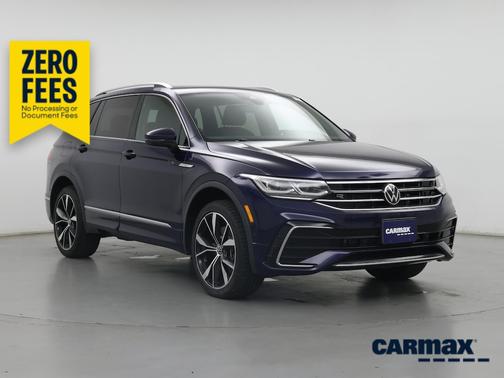 Blue 2022 Volkswagen Tiguan SEL R-Line