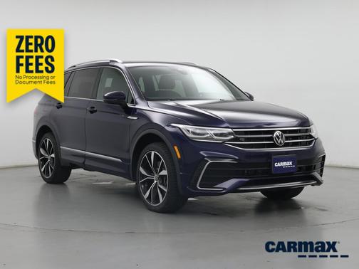 Blue 2022 Volkswagen Tiguan SEL R-Line