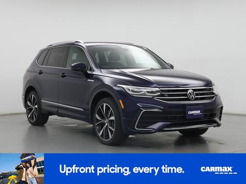 Blue 2022 Volkswagen Tiguan SEL R-Line