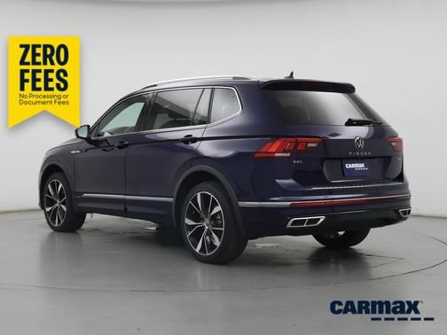 Blue 2022 Volkswagen Tiguan SEL R-Line