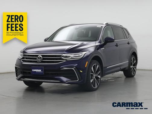 Blue 2022 Volkswagen Tiguan SEL R-Line