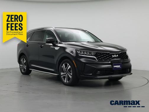 Black 2023 Kia Sorento Hybrid EX