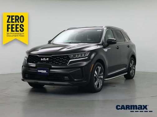 Black 2023 Kia Sorento Hybrid EX