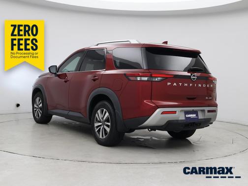 Red 2022 Nissan Pathfinder SL