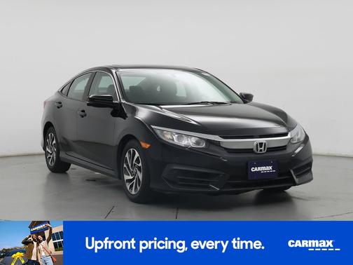 Black 2018 Honda Civic EX