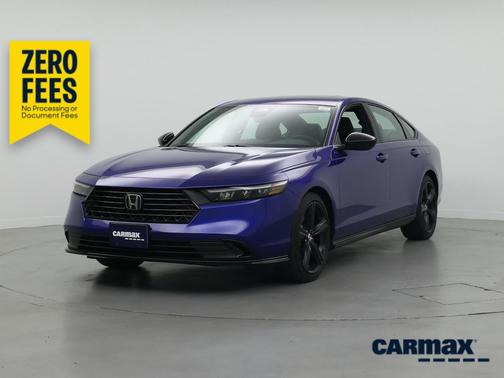 Black 2023 Honda Accord Hybrid Sport-L