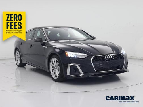 Black 2024 Audi A5 Sportback S-Line Premium Plus