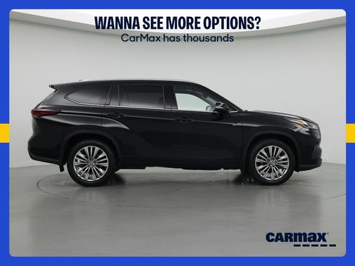 Black 2026 Toyota Highlander Platinum