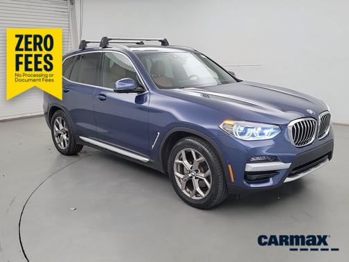 Blue 2021 BMW X3 XDrive30i