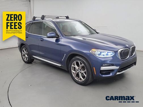 Blue 2021 BMW X3 XDrive30i
