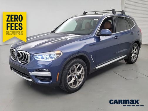 Blue 2021 BMW X3 XDrive30i