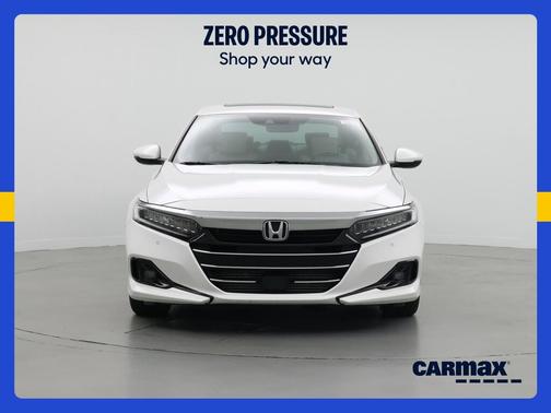 White 2021 Honda Accord EX-L