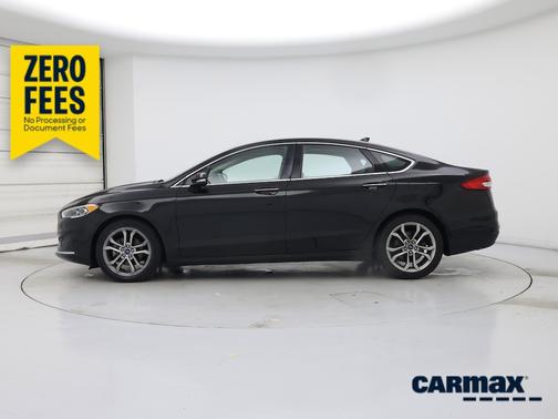 Black 2019 Ford Fusion SEL