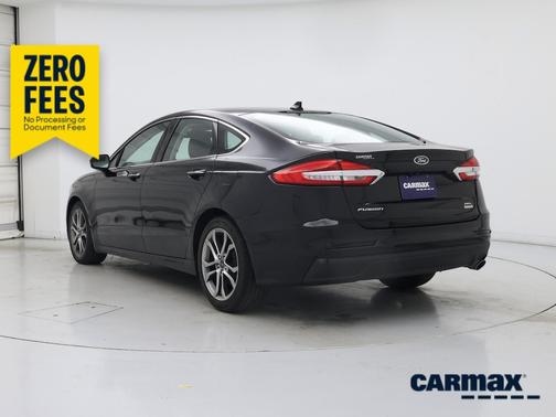 Black 2019 Ford Fusion SEL