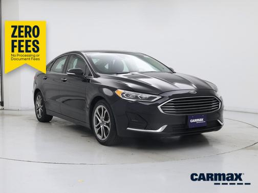 Black 2019 Ford Fusion SEL